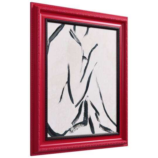 Empire Art Direct Chromatic Splendor 20" x 24" Abstract Silhouette Chromatic Hand Painted Embellished Wall Art Frame